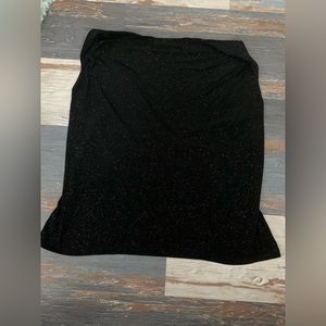Black sparkly Carol Rose shirt size extra large